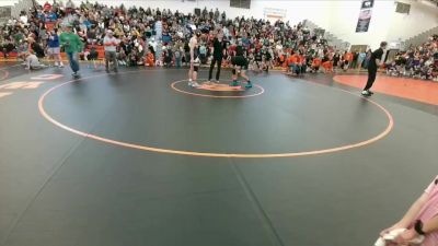 145 lbs Round 1 - Turner Geis, Worland Middle School vs Gabe Keller, Lander Middle School