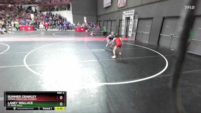 77 lbs Champ. Round 1 - Laney Wallace, St Croix Falls vs Summer Crawley, Askren Wrestling Academy