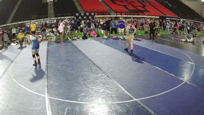 140-145 lbs 1st Place Match - Brynlee Lutz, Alaska vs Eliana White, Idaho