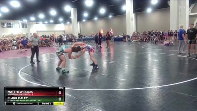 175 lbs Round 1 (6 Team) - Clark Daley, Florida Young Gunslingers vs Matthew Rojas, Wrestling University