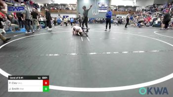 85 lbs Consi Of 8 #1 - Prezlee Clay, Carl Albert vs Jacob Smith, Raw Wrestling Club