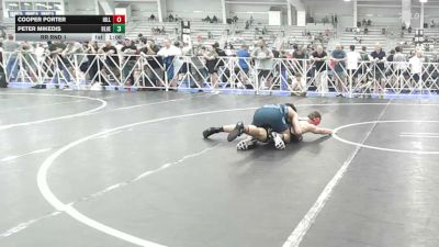 170 lbs Rr Rnd 1 - Cooper Porter, Hillbilly Hammers - HSB vs Peter Mikedis, BlueWave Beast - HSB
