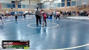 140lbs Champ. Round 1 - Abbey Hardy, Black Hills (Girls) vs Taydem Bylin, Enumclaw (Girls)