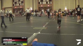 65 lbs Round 5 - Jayden Cruz, Upper Twp Green Hornets vs Logan Burba, Superior Wrestling Academy