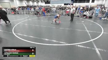 59 lbs Champ. Round 3 - Zayden Ayala, Sebolt Wrestling Academy vs Cipriano Duran, Colorado