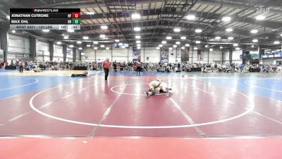 120 lbs Consi Of 32 #1 - Jonathan Cutrone, NY vs Max Ohl, OH