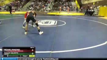 113 lbs Semifinal - Michael Manzano, La Canada High School Wrestling vs Maxam Salvetti, Oregon