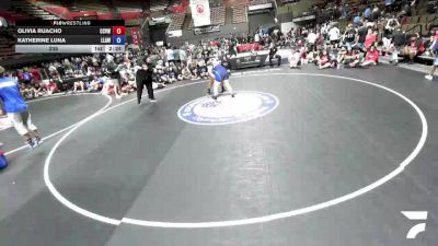 235 lbs Olivia Ruacho, CVWA - Central Valley Wrestling Association vs Katherine Luna, LAWA - Los Angles Wrestling Association