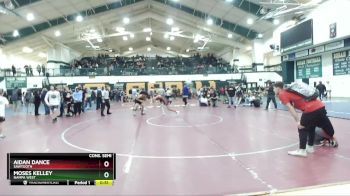 120 lbs Cons. Semi - Moses Kelley, Nampa West vs Aidan Dance, Sawtooth