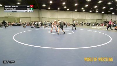 160 lbs Semifinal - Maddox Martin, Northern Colorado 12U vs Peyton Allen, Tulsa Elite 12U 1
