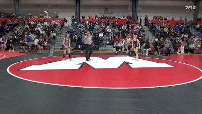 125 lbs Cons. Round 1 - Presley McCabe, Center Point-Urbana vs Kenzie Wignall, Baxter