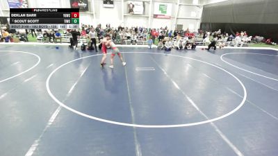 16U Boys - 120 lbs Champ. Round 2 - Scout Scott, Team Idaho Wrestling Club vs Deklan Barr, Young Guns Wrestling Club