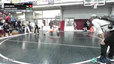130-140 lbs Semifinal - Jared Smith, Tonkawa Takedown Club vs Dominic Foster, Cushing Tigers