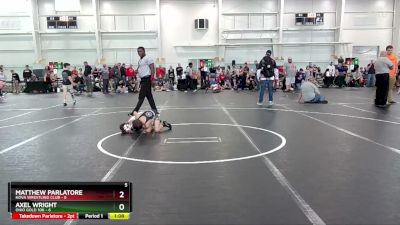 56 lbs Round 5 (6 Team) - Matthew Parlatore, NOVA Wrestling Club vs Axel Wright, Ohio Gold 10K