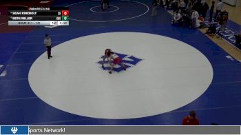141 lbs Cons. Semi - Sean Rinebolt, Shenandoah University vs Seth Miller, Ohio Northern University