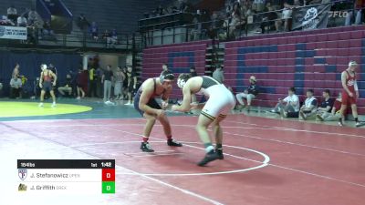 184 lbs Consi Of 8 #1 - Jacob Stefanowicz, Univ Of Pennsylvania vs Justin Griffith, Drexel