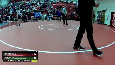 120 lbs Round 1 - Josh Sheets, St Francis De Sales (Columbus) vs Ben Smith, Cuyahoga Valley Christian Academy