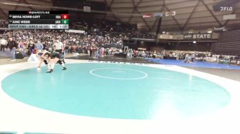 Girls 4A 120 lbs Champ. Round 1 - June Webb, Jackson (Girls) vs Sevia Howe-Lott, Issaquah (Girls)