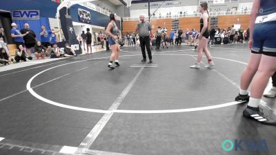 115 lbs Quarterfinal - Autumn Belvin, Shelton Wrestling Academy vs Presley Garrels, Newcastle Youth Wrestling