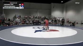 U15 GR - 68 lbs Cons. Round 7 - Nathaniel Park, Level Up Wrestling Center vs Lincoln Hinchman, Contenders Wrestling Academy