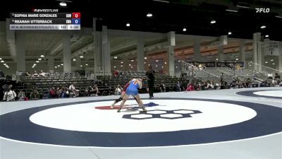 Quarters - Sophia Marie Gonzales, Surfside X Wrestling vs Reanah Utterback, Sebolt Wrestling Academy
