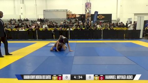 Hanniel Miyagi Aoki vs Hawann Hennye Moreira Dos Santos 2024 World IBJJF Jiu-Jitsu No-Gi Championship