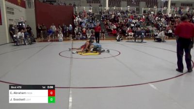 120 lbs 3rd Place - Colin Abraham, Providence Day School vs John Goodsell, The Lovett School