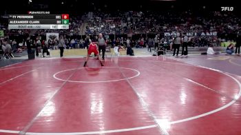 132 lbs Cons. Round 1 - Alexander Clark, Payette vs Ty Petersen, Shelley