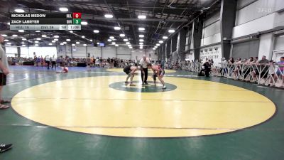 182 lbs Rr Rnd 1 - Nicholas Medow, Hilltopper Wrestling Club - HSB vs Zach LaBryer, Division-1 Training Center - HSB