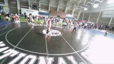 57 lbs Cons. Round 3 - Maddox Sasser, Westlake vs Zealand Smith, Warrior Wrestling Club