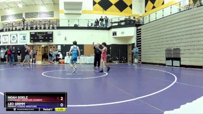 97 lbs 5th Place Match - Noah Goelz, Contenders Wrestling Academy vs Leo Grimm, Midwest Xtreme Wrestling