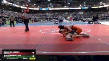150 lbs Cons. Round 1 - Solomon Agidius, Post Falls vs Ryker Bryngelson, Potlatch