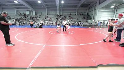 95 lbs Rr Rnd 2 - John Roarty, Mat Warriors Red vs Dominic Giannoni, Revival Orange