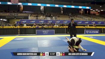 Aurora Mari Griffiths Ajilo vs Ana Laura Leite De Miranda 2026 Pan Kids Jiu-Jitsu IBJJF Championship