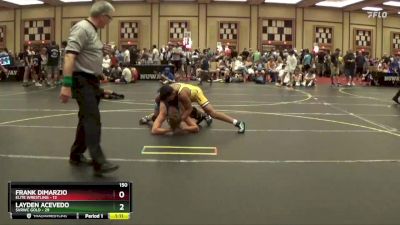 150 lbs Round 1 (6 Team) - Layden Acevedo, SVRWC Gold vs FRANK DIMARZIO, Elite Wrestling