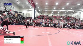 83 lbs Consolation - Rayden Wishard, Claremore Wrestling Club vs Brock Rosine, Enid Youth Wrestling Club