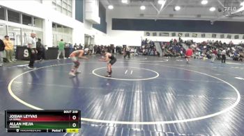 113 lbs Champ. Round 2 - Allan Mejia, Warren vs Josiah Leyvas, La Serna