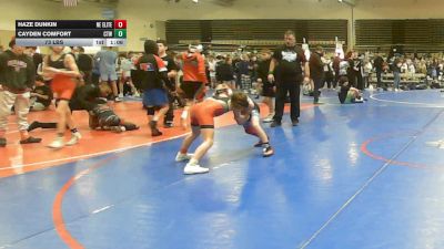 73 lbs Rr Rnd 8 - Haze Dunkin, Nebraska Elite - MSE vs Cayden Comfort, CTWHALE Humpback - MSE