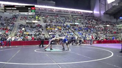 165 lbs Quarterfinal - Gavin Davis, Bellmont (IN) vs August Adams, Carroll (Fort Wayne)