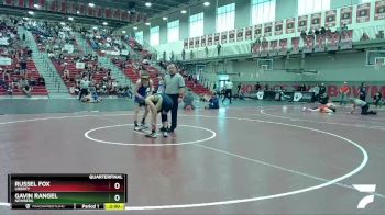 126 lbs Quarterfinal - Gavin Rangel, Newberg vs Russel Fox, Liberty