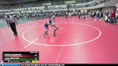 105 lbs 5th Place Match - Jakob Sleznikow, Valley Elite Wrestling Club vs Cage Preslaski, Wisconsin