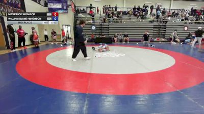 78 lbs 3rd Place - Maverick Womack, Roundtree Wrestling Academy vs William (Liam) Ferguson, Georgia