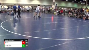 285 lbs Round 4 (10 Team) - Carter Gore, Wellington - Dev vs Griffin Shinall, MXW White