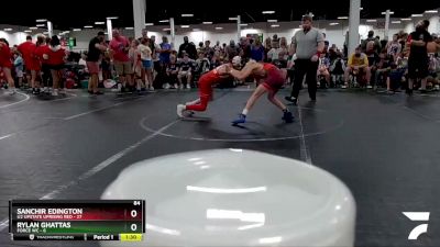 84 lbs Round 2 (8 Team) - Sanchir Edington, U2 Upstate Uprising Red vs Rylan Ghattas, Force WC