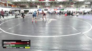 174 lbs Quarterfinal - Jesus Guiterrez, Missouri Valley vs Hayden Trezek, SIU Edwardsville