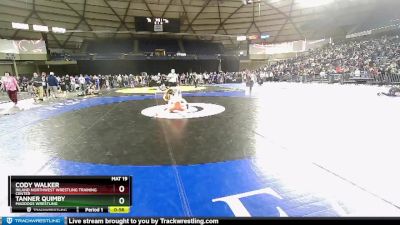 86 lbs Champ. Round 1 - Tanner Quimby, Maddogs Wrestling vs Cody Walker, Inland Northwest Wrestling Training Center