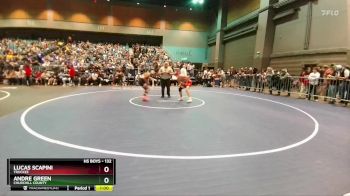 132 lbs Cons. Round 2 - Andre Green, Churchill County vs Lucas Scapini, Truckee