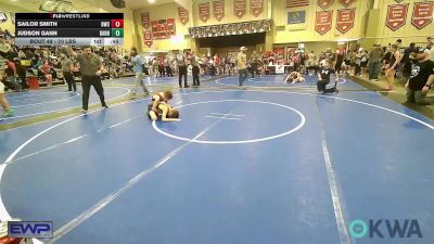 70 lbs Consi Of 4 - Sailor Smith, Bartlesville Wrestling Club vs Judson Gann, Barnsdall Youth Wrestling