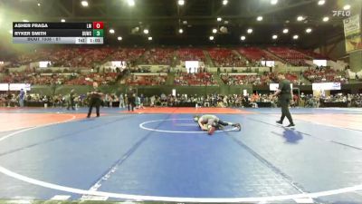 61 lbs Champ. Round 1 - Asher Fraga, Laurel Matburners vs Ryker Smith, Forsyth Wrestling Club