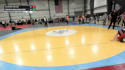 100 lbs Consi Of 32 #2 - Jackson Zeller, NY vs Weston Mehlenbacher, NY